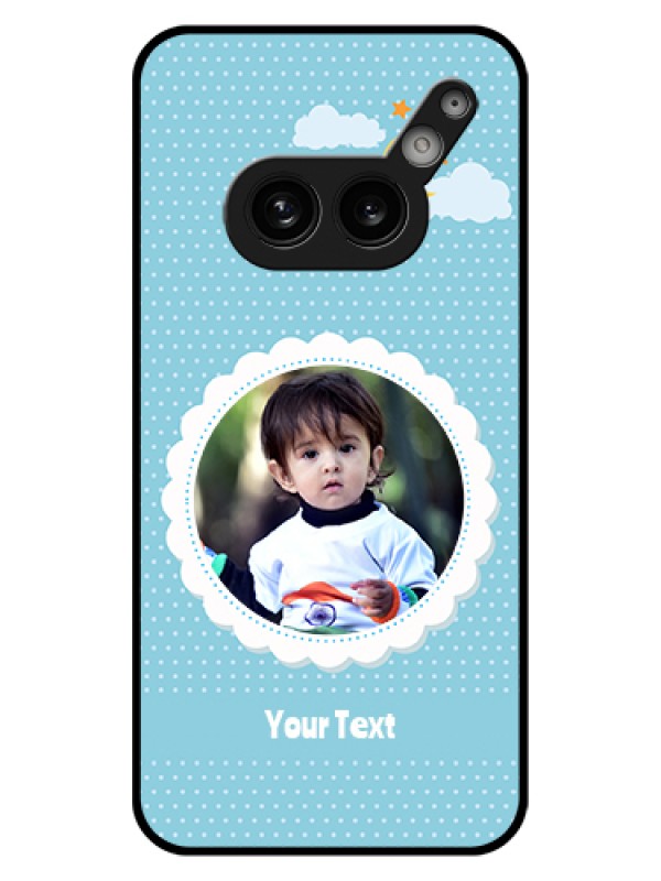 Custom Nothing Phone 2A 5G Custom Glass Phone Case - Violet Pattern Design