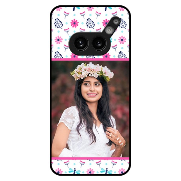 Nothing Phone 2A 5G Custom Glass Phone Case - Colorful Flower Design Nothing Phone 2A 5G Custom Glass Phone Case - Colorful Flower Design
