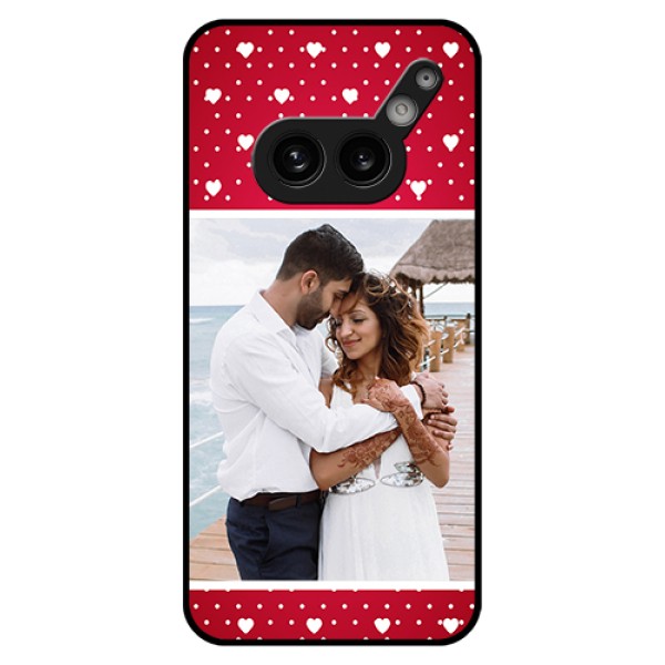 Nothing Phone 2A 5G Custom Glass Phone Case - Hearts Mobile Case Design Nothing Phone 2A 5G Custom Glass Phone Case - Hearts Mobile Case Design