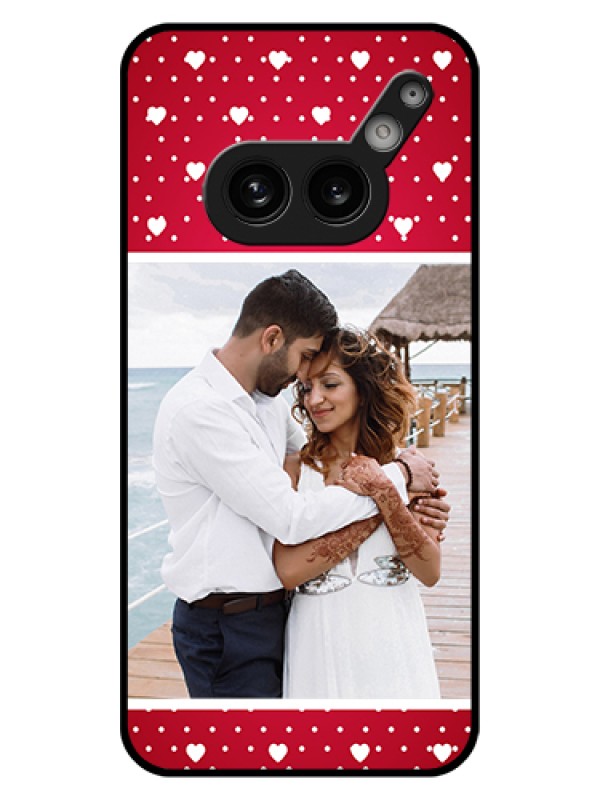 Custom Nothing Phone 2A 5G Custom Glass Phone Case - Hearts Mobile Case Design