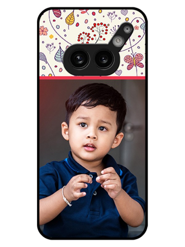 Custom Nothing Phone 2A 5G Custom Glass Phone Case - Premium Floral Design