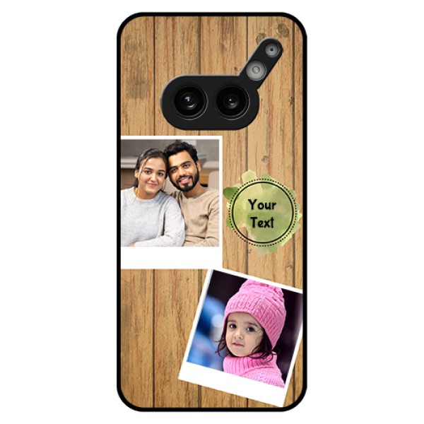 Nothing Phone 2A 5G Custom Glass Phone Case - Wooden Texture Design