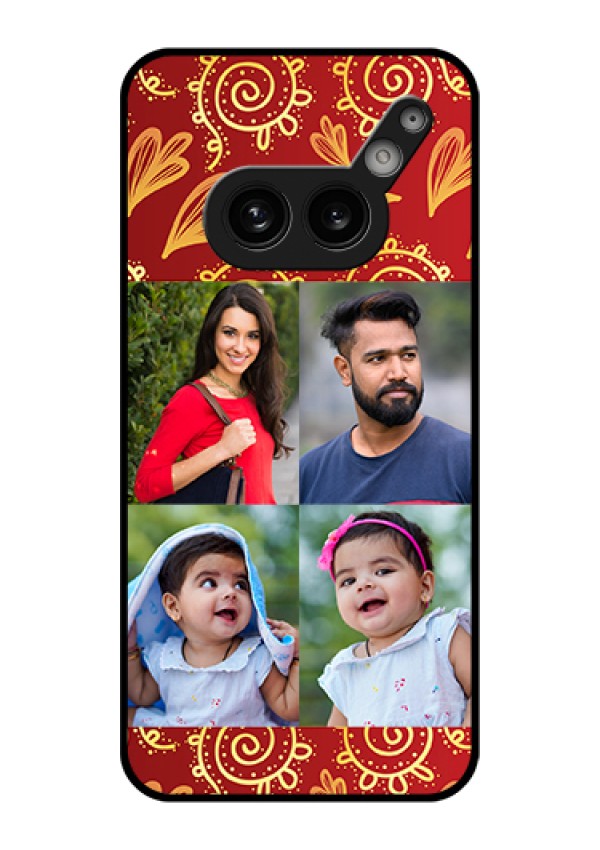 Nothing Phone 2A 5G Custom Glass Phone Case - 4 Image Traditional Design
