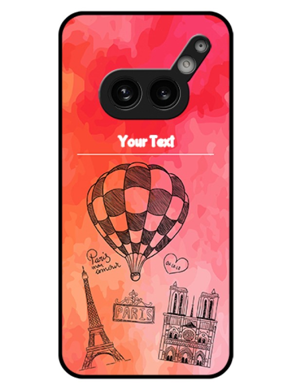 Custom Nothing Phone 2A 5G Custom Glass Phone Case - Paris Theme Design