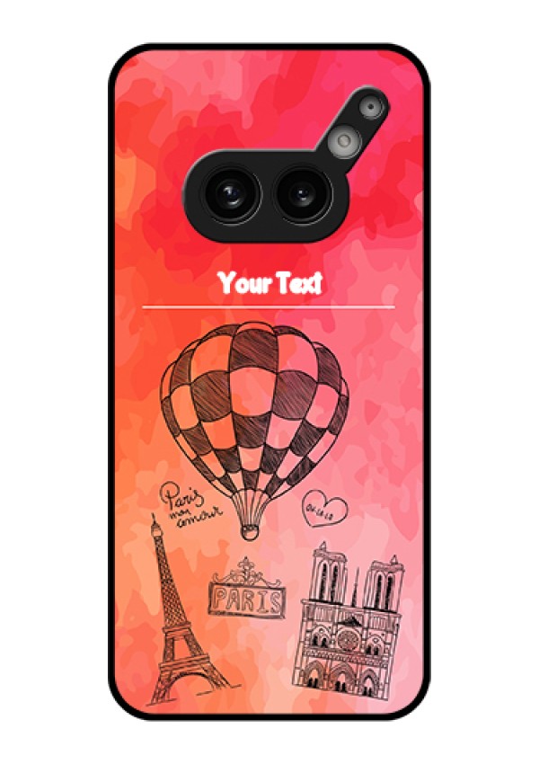 Nothing Phone 2A 5G Custom Glass Phone Case - Paris Theme Design