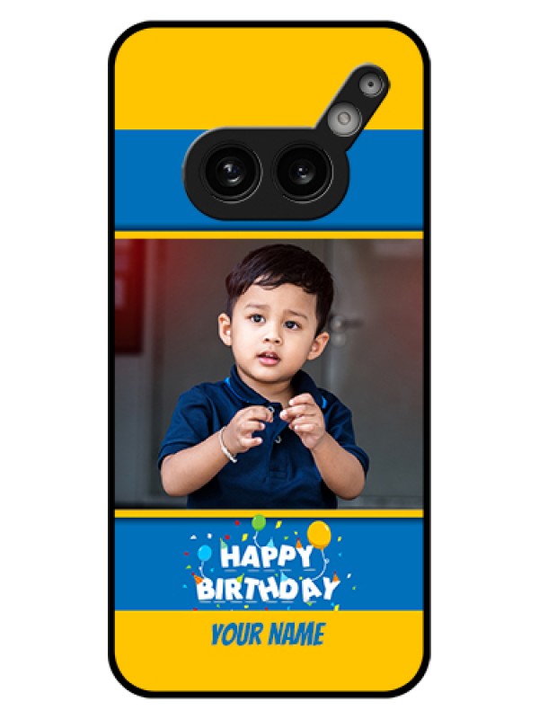 Custom Nothing Phone 2A 5G Custom Glass Phone Case - Birthday Wishes Design