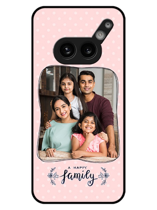 Custom Nothing Phone 2A 5G Custom Glass Phone Case - Family With Dots Design