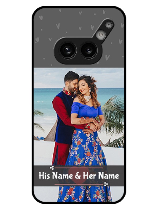 Custom Nothing Phone 2A 5G Custom Glass Phone Case - Buy Love Design With Photo Online