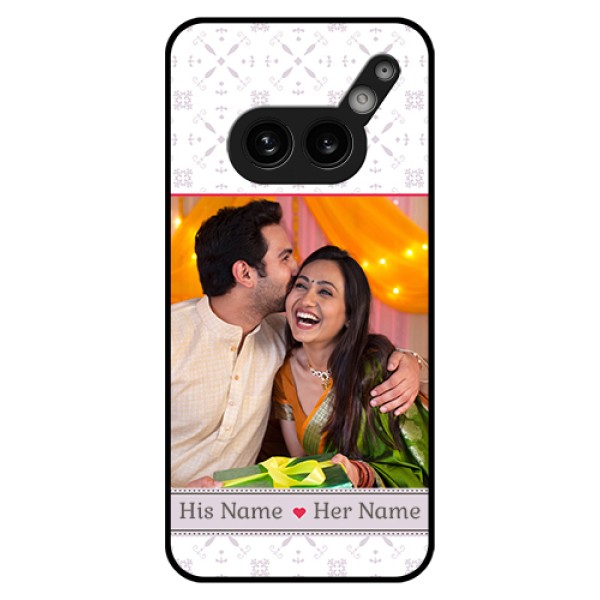 Nothing Phone 2A 5G Custom Glass Phone Case - With Photo And Ethnic Design
