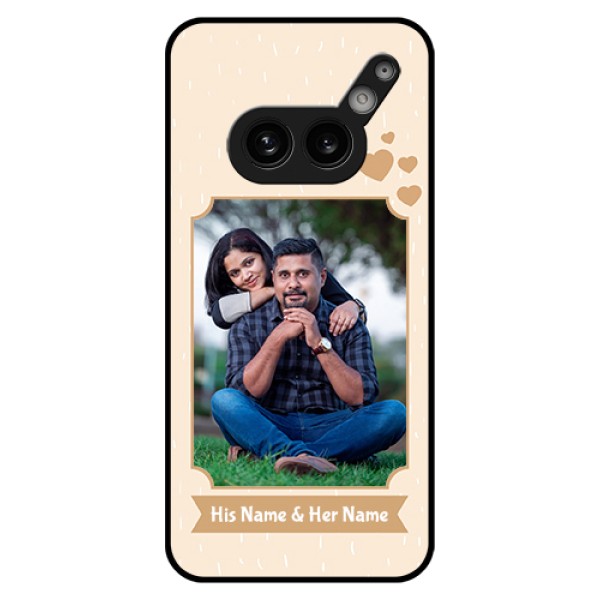 Nothing Phone 2A 5G Custom Glass Phone Case - With Confetti Love Design Nothing Phone 2A 5G Custom Glass Phone Case - With Confetti Love Design