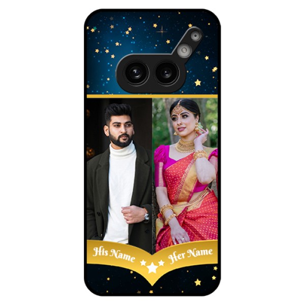 Nothing Phone 2A 5G Custom Glass Phone Case - Galaxy Stars Backdrop Design Nothing Phone 2A 5G Custom Glass Phone Case - Galaxy Stars Backdrop Design