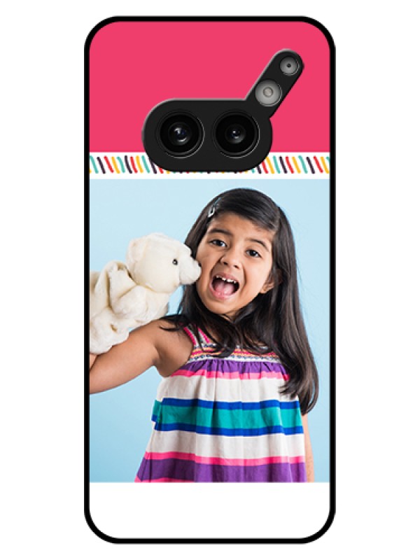 Custom Nothing Phone 2A 5G Custom Glass Phone Case - Line Art Design