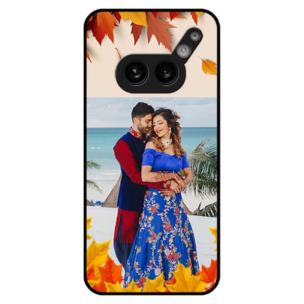 Nothing Phone 2A 5G Custom Glass Phone Case - Autumn Maple Leaves Design Nothing Phone 2A 5G Custom Glass Phone Case - Autumn Maple Leaves Design