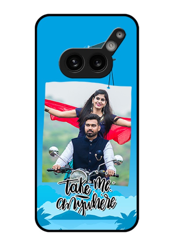 Nothing Phone 2A 5G Custom Glass Phone Case - Traveller Design