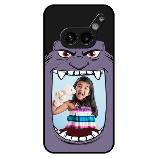 Nothing Phone 2A 5G Custom Glass Phone Case - Angry Monster Design