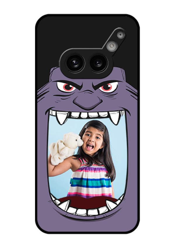 Nothing Phone 2A 5G Custom Glass Phone Case - Angry Monster Design