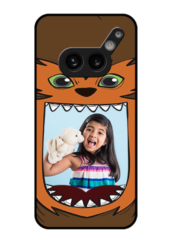 Nothing Phone 2A 5G Custom Glass Phone Case - Owl Monster Back Case Design