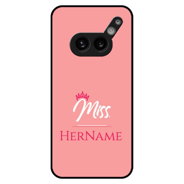 Nothing Phone 2A 5G Custom Glass Phone Case - Mrs With Name Design