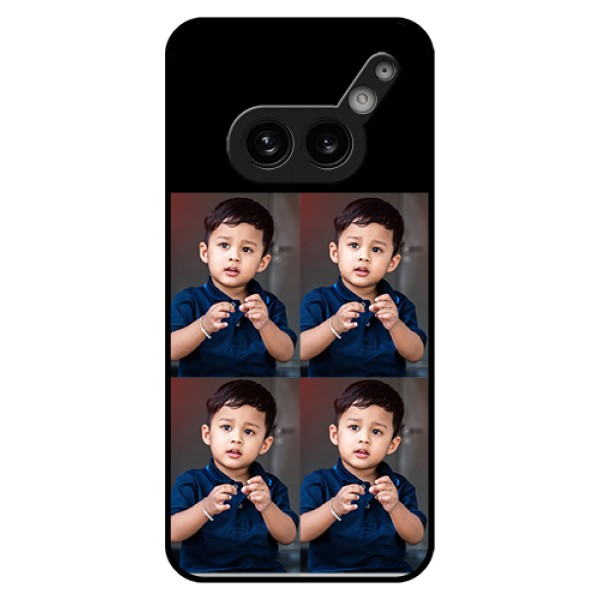 Nothing Phone 2A 5G Custom Glass Phone Case - 4 Image Holder Design Nothing Phone 2A 5G Custom Glass Phone Case - 4 Image Holder Design