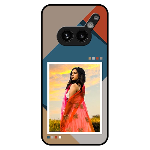 Nothing Phone 2A 5G Custom Glass Phone Case - Retro Color Pallet Design Nothing Phone 2A 5G Custom Glass Phone Case - Retro Color Pallet Design