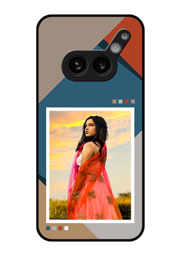 Nothing Phone 2A 5G Custom Glass Phone Case - Retro Color Pallet Design