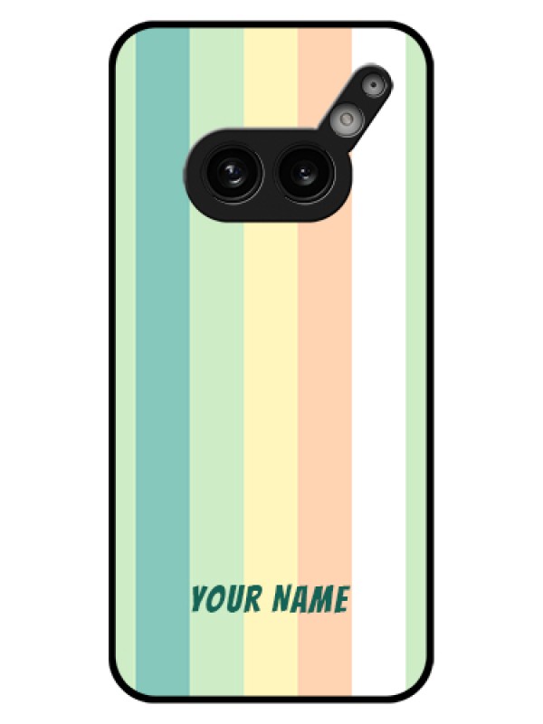 Custom Nothing Phone 2A 5G Custom Glass Phone Case - Multi - Colour Stripes Design