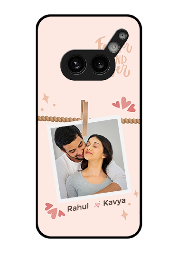 Nothing Phone 2A 5G Custom Glass Phone Case - Forever And Ever Love Design