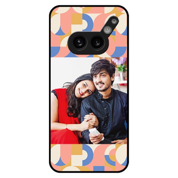 Nothing Phone 2A 5G Custom Glass Phone Case - Semi - Circle Maze Pattern Design Nothing Phone 2A 5G Custom Glass Phone Case - Semi - Circle Maze Pattern Design