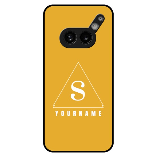 Nothing Phone 2A 5G Custom Glass Phone Case - Simple Triangle Design Nothing Phone 2A 5G Custom Glass Phone Case - Simple Triangle Design
