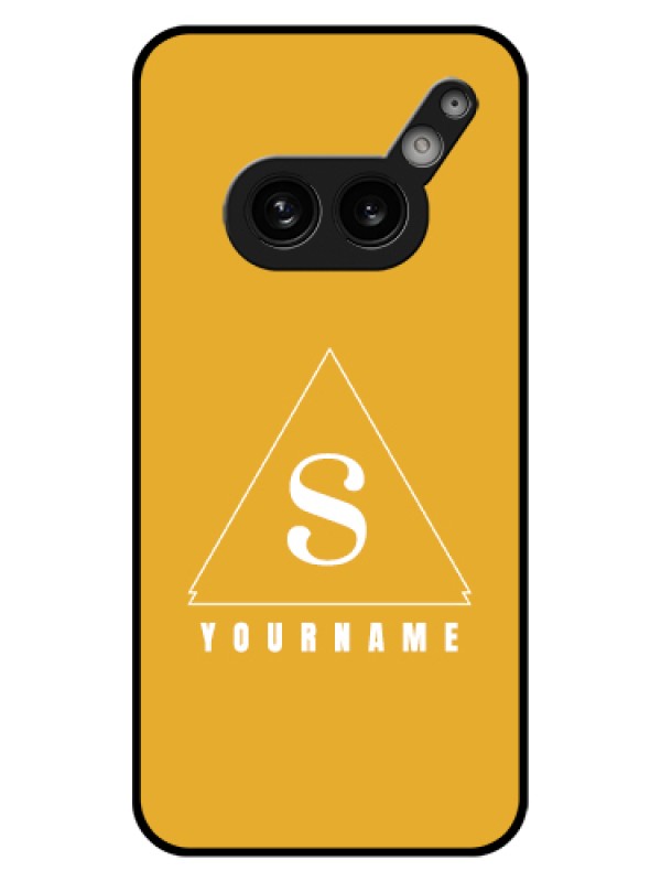 Custom Nothing Phone 2A 5G Custom Glass Phone Case - Simple Triangle Design