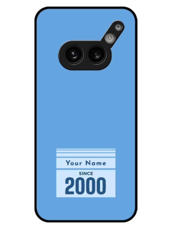 Custom Nothing Phone 2A 5G Custom Glass Phone Case - Custom Year Of Birth Design