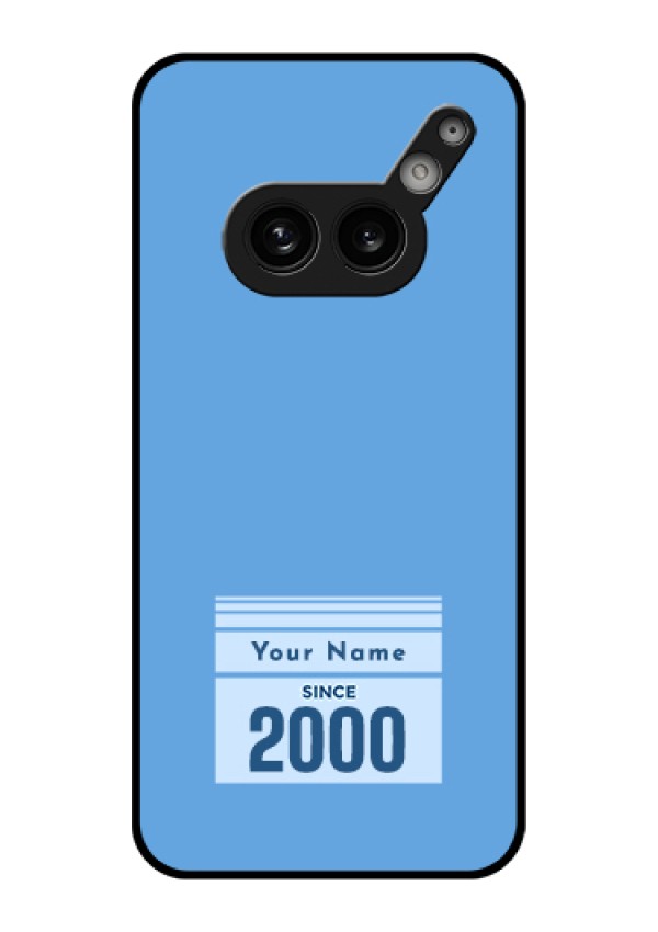Nothing Phone 2A 5G Custom Glass Phone Case - Custom Year Of Birth Design