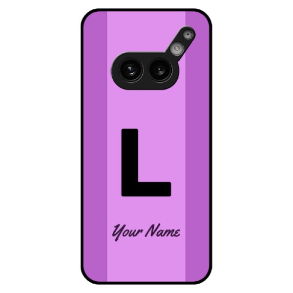 Nothing Phone 2A 5G Custom Glass Phone Case - Tricolor Custom Text Design Nothing Phone 2A 5G Custom Glass Phone Case - Tricolor Custom Text Design