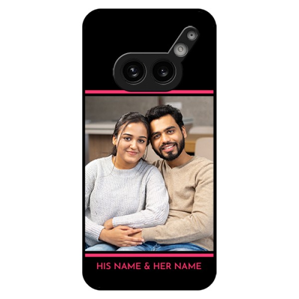 Nothing Phone 2A Plus Custom Glass Phone Case - With Add Text Design
