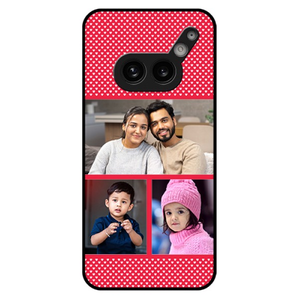 Nothing Phone 2A Plus Custom Glass Phone Case - Bulk Photo Upload Design