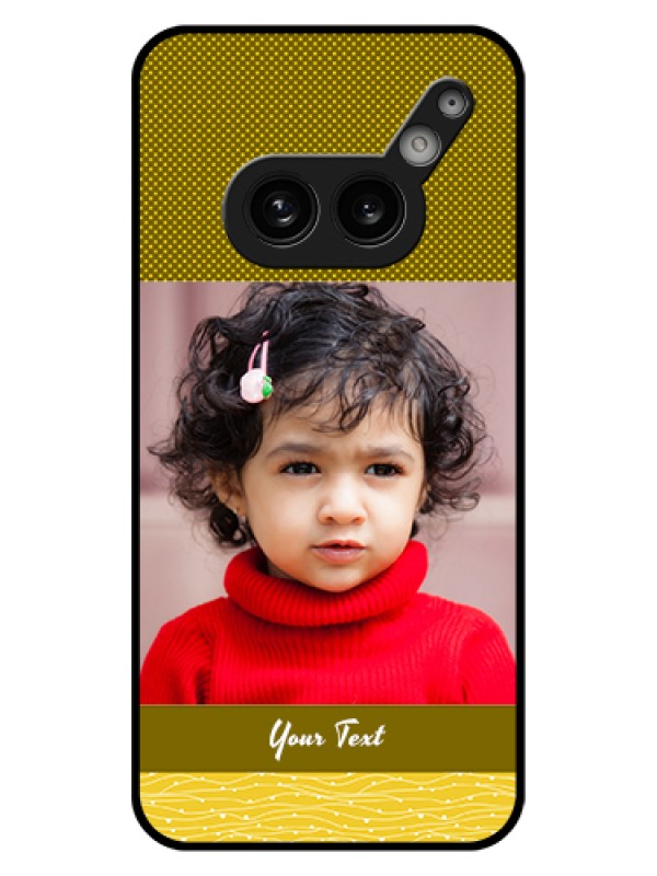 Custom Nothing Phone 2A Plus Custom Glass Phone Case - Simple Green Color Design