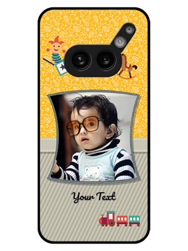 Custom Nothing Phone 2A Plus Custom Glass Phone Case - Baby Picture Upload Design