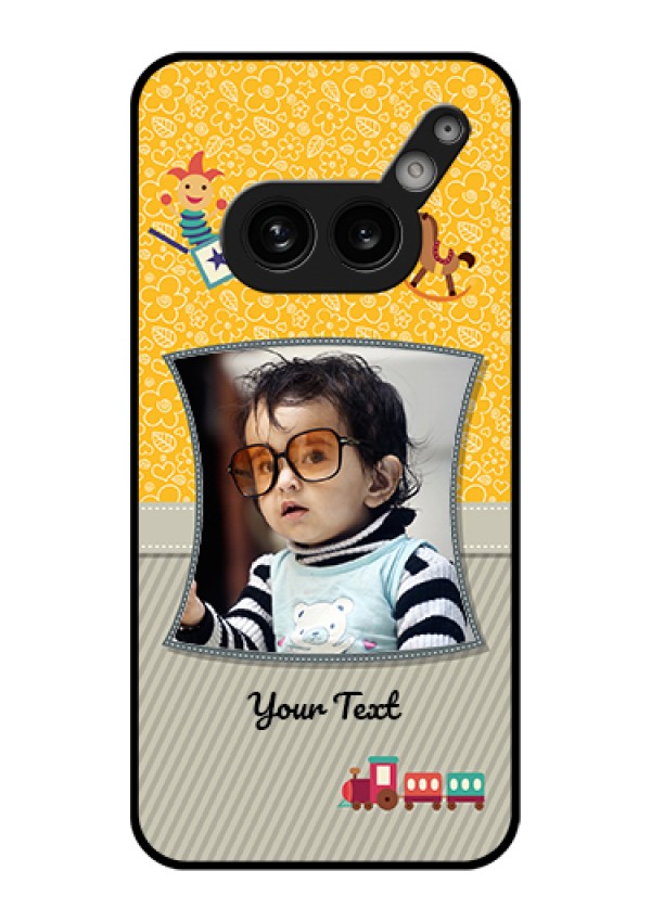 Nothing Phone 2A Plus Custom Glass Phone Case - Baby Picture Upload Design
