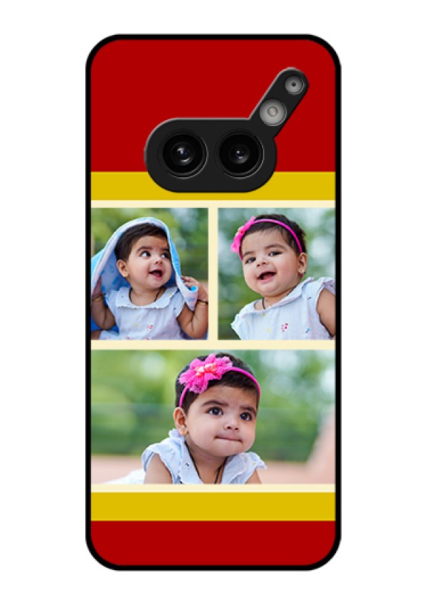 Nothing Phone 2A Plus Custom Glass Phone Case - Multiple Pic Upload Design