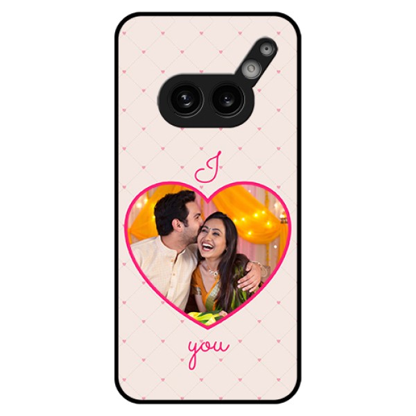 Nothing Phone 2A Plus Custom Glass Phone Case - Heart Shape Design