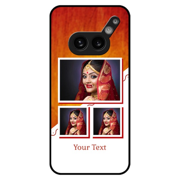 Nothing Phone 2A Plus Custom Glass Phone Case - Wedding Memories Design
