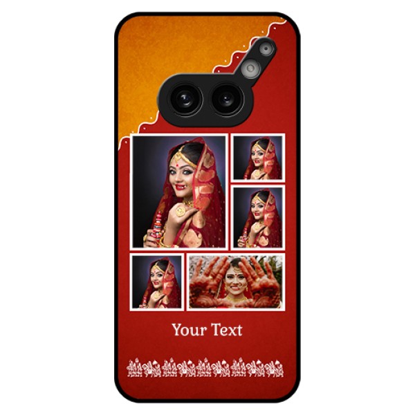 Nothing Phone 2A Plus Custom Glass Phone Case - Wedding Pic Upload Design