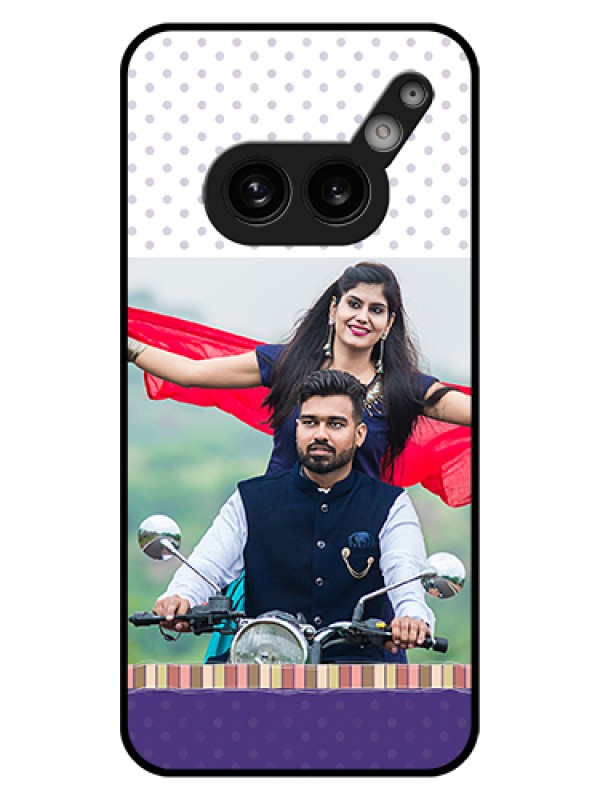 Custom Nothing Phone 2A Plus Custom Glass Phone Case - Cute Family Design