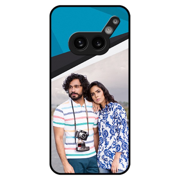 Nothing Phone 2A Plus Custom Glass Phone Case - Simple Pattern Photo Upload Design