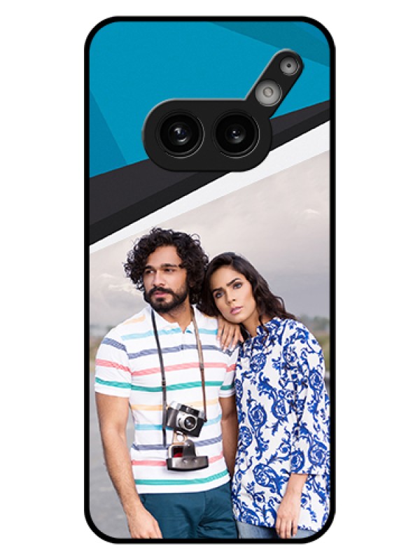 Custom Nothing Phone 2A Plus Custom Glass Phone Case - Simple Pattern Photo Upload Design
