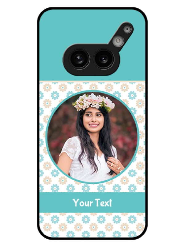 Custom Nothing Phone 2A Plus Custom Glass Phone Case - Beautiful Flowers Design