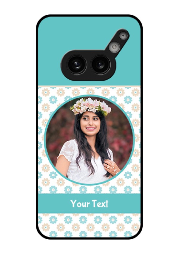 Nothing Phone 2A Plus Custom Glass Phone Case - Beautiful Flowers Design
