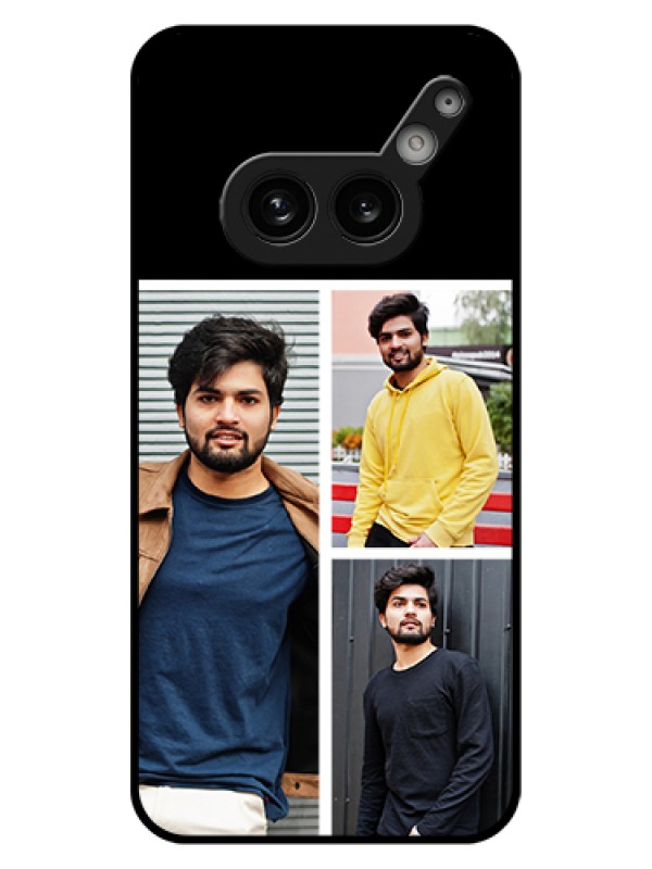 Custom Nothing Phone 2A Plus Custom Glass Phone Case - Upload Multiple Picture Design