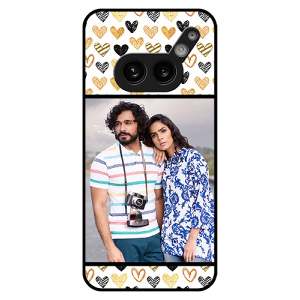 Nothing Phone 2A Plus Custom Glass Phone Case - Love Symbol Design