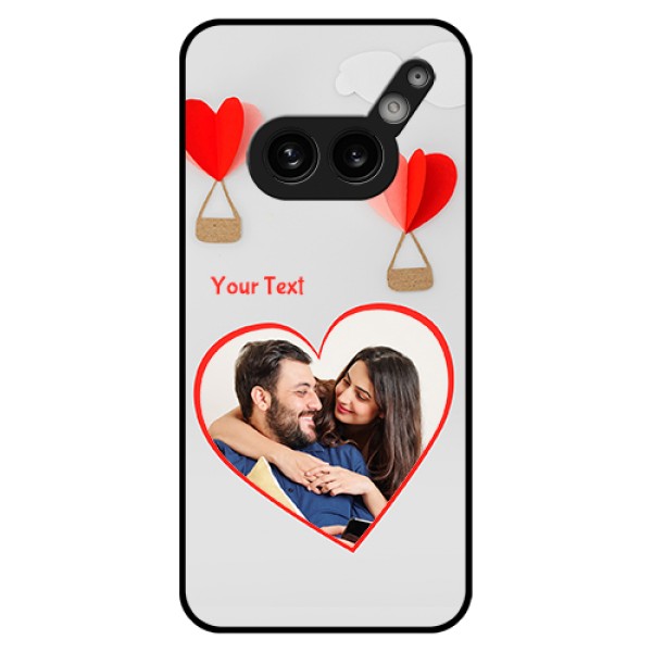 Nothing Phone 2A Plus Custom Glass Phone Case - Parachute Love Design Nothing Phone 2A Plus Custom Glass Phone Case - Parachute Love Design